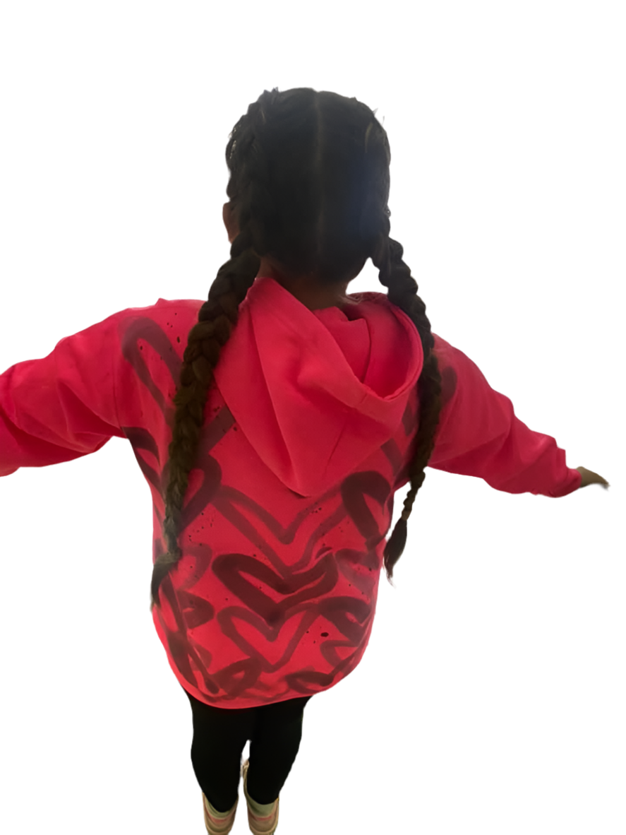 Neon Hearts Hoodie
