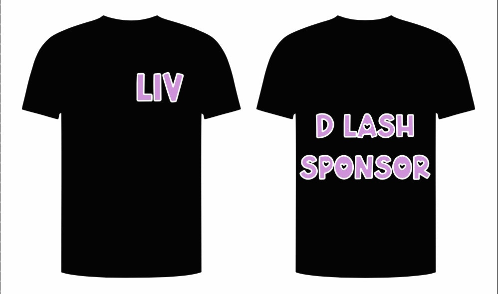 D LASH SPONSOR TEE