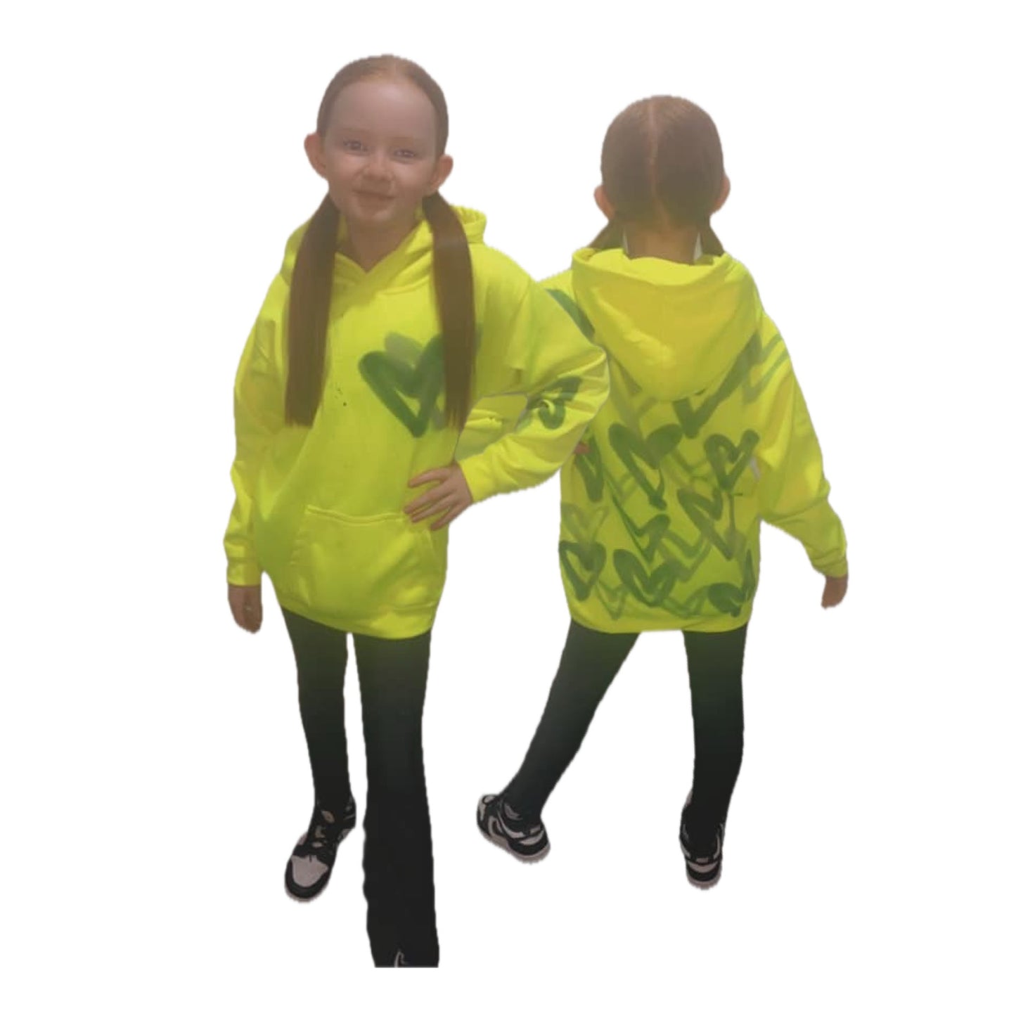 Neon Hearts Hoodie
