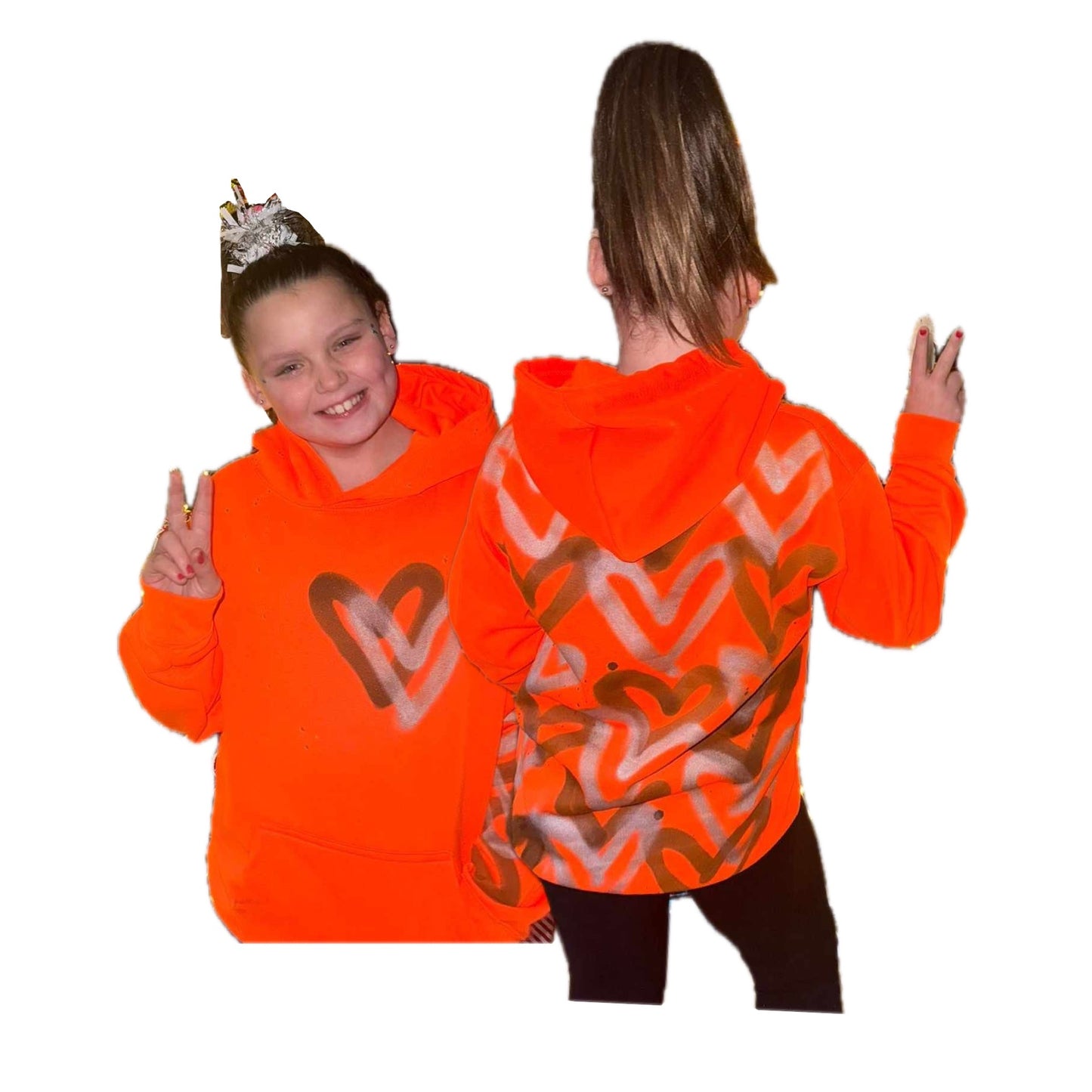 Neon Hearts Hoodie